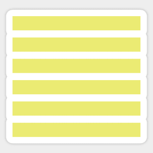 Yellow lines Sticker